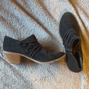 Black Suede Ankle Boots